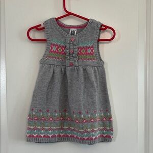 Carters argyle knit dress size 9 months